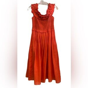 SEA - Frida Solid Strapless Dress in Red
Size M
NEVER WORN